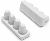 Karnisze - Zakończenie do szyny 1-torowej białe 2 szt. - miniaturka - grafika 1