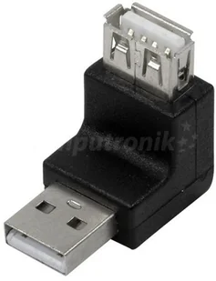 Logilink Adapter kątowy USB2 0 męski do żeński (AU0027) - Adaptery i przejściówki Logilink Adapter kątowy USB2 0 męski do żeński (AU0027) - Adaptery i przejściówki - miniaturka - grafika 1