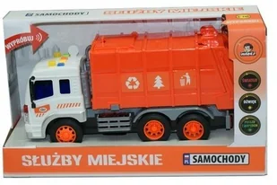 Madej Śmieciarka z dźwiękiem i światłem - Samochody i pojazdy dla dzieci - miniaturka - grafika 2