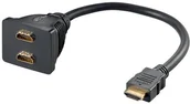 Złącza, przejściówki, adaptery - Wentronic HDMI kabel adapter (2 X 19-biegunowe gniazdo HDMI na 19 pinów Wtyk HDMI) 68784-GB - miniaturka - grafika 1