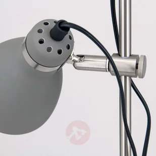 Orion Lampa podłogowa School z dwoma spotami, szara - Lampy stojące - miniaturka - grafika 5