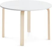 Stoły i stoliki do biura - AJ Produkty Stół ELTON,  900x590 mm, biały laminat, brzoza - miniaturka - grafika 1