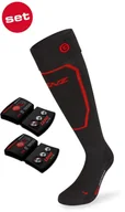 Pozostała odzież narciarska - LENZ LENZ Set Lithium Pack rcB 1200 + Heat Sock 1.0 Czarny 35-38 Czerwony 2017-2018 - miniaturka - grafika 1