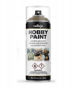 Vallejo Spray 400 ml Infantry Color US Khaki Vallejo 28009 - Kolejki i akcesoria - miniaturka - grafika 2