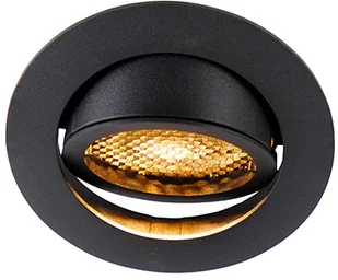 QAZQA Inteligentna wpuszczana czarna plamka z regulacją WiFi GU10 - Ude Honey - Oprawy, klosze i abażury QAZQA Inteligentna wpuszczana czarna plamka z regulacją WiFi GU10 - Ude Honey - Oprawy, klosze i abażury - miniaturka - grafika 1