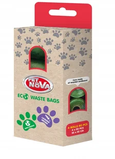 Pet Nova Biodegradowalne Woreczki Na Psie Odchody Kupy 4x20 - Woreczki na psie odchody - miniaturka - grafika 3