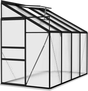 vidaXL Lumarko Szklarnia, antracytowa, aluminium, 5,24 m! 312051 - Szklarnie ogrodowe - miniaturka - grafika 3