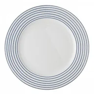 Talerze - Laura Ashley Talerz Obiadowy Porcelanowy Laura Ashley Candy Stripe Biały 26 Cm - miniaturka - grafika 1