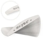 Pozostałe akcesoria kosmetyczne - ABA GROUP 50xPilnik do paznokci  PÓŁKSIĘŻYC 80/100 STANDARD szary -Aba Group 10469-uniw - miniaturka - grafika 1