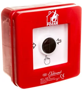 Elektromet Ręczny ostrzegacz pożarowy natynkowy WP-1 ROP B - Bezpieczniki elektryczne - miniaturka - grafika 2