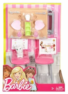 Mattel Barbie ubranie niebiesko-różowa sukienka - Akcesoria dla lalek - miniaturka - grafika 7