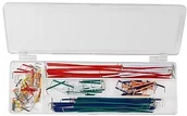 Podzespoły elektroniczne - Velleman ZESTAW RÓŻNYCH PRZEWODÓW POŁĄCZENIOWYCH (140 szt.) WJW140 - miniaturka - grafika 1