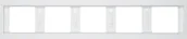 Klawisze i ramki - Berker K1 biały ramka 5 B_13937009 - miniaturka - grafika 1