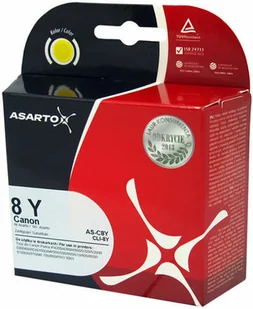 Asarto Tusz do Canon 8Y CLI8Y | iP4200/4300/5200/5300/6600D I yellow AS-C8Y (AS-C8Y [7819617]) - Tusze zamienniki - miniaturka - grafika 4