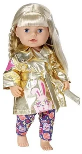 Zapf Creation Baby born - Urodzinowy płaszcz 43cm - - Akcesoria dla lalek - miniaturka - grafika 4