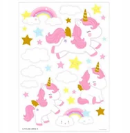 Wyposażenie pokoiku dziecięcego - Little Lovely Company naklejki ścienne Jednorożec - miniaturka - grafika 1