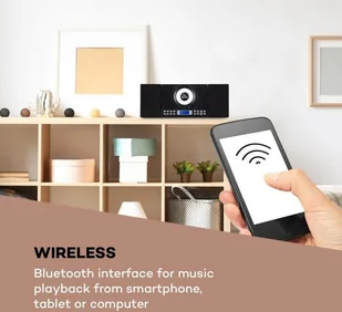 Auna Wallie Czarny (MG3-Wallie BK) - Wieże - miniaturka - grafika 4