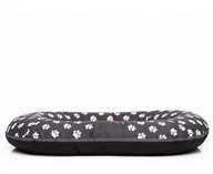 Legowiska dla psów - Hobbydog Legowisko dla psa 85x65 cm Szare w łapki XLPRELSZ2 - miniaturka - grafika 1