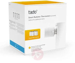 tado° tado° Smart termostat grzejnikowy czteropak SRT-4 - Systemy inteligentnych domów - miniaturka - grafika 2