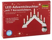 Oświetlenie świąteczne - Idena świecznik adwentowy na 7 świec 31837 - miniaturka - grafika 1