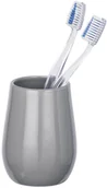 Kubki na szczoteczki do zębów - Wenko Elegancki kubek na szczoteczkę do zębów Sydney Grey wykonany z wysokiej jakości ceramiki błyszczący kolor szary marka B07C58M94G - miniaturka - grafika 1