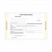 Druki akcydensowe - Firma Krajewski Pokwitowanie odbioru w postępowaniu karnym [Ms/Kog-25] ZPO-KK - miniaturka - grafika 1