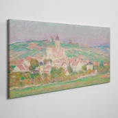 Obrazy i zdjęcia - PL Coloray Obraz na Płótnie Vetheuil Zachód Słońca Monet 100x50cm - miniaturka - grafika 1