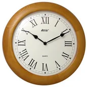 Zegary - Atrix Duży drewniany zegar ścienny /calvados ATW340C - miniaturka - grafika 1