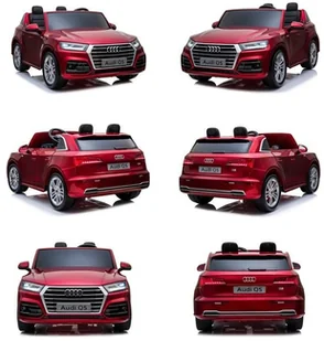 Super-Toys AUDI Q5 2 OSOBOWE, MIĘKKIE KOŁA, MIĘKKIE SIEDZENIE, LAKIER, PANEL MP4,PEŁNA OPCJA/Q5-TWO SEATS AUDI-Q5-TWO-LAKIER-CZERWON - Pojazdy elektryczne dla dzieci - miniaturka - grafika 9
