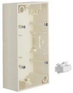 Puszki elektryczne i akcesoria - Berker Kwadrat kremowy puszka natynkowa 2 B_5310429902 - miniaturka - grafika 1