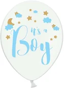 Baby shower i roczek - Strong Balloons Balony "Its a Boy", białe, 12" STRONG,  50 szt SB14P-232-008 - miniaturka - grafika 1