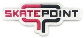 Dodatki do ubrań - SKATE POINT naszywka SKATE POINT CLASSIC PATCH White - miniaturka - grafika 1