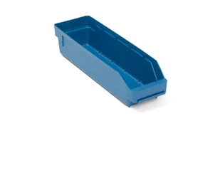 AJ Produkty Szuflada magazynowa, 400x120x95 mm, 3.0 L, niebieski - Pojemniki przemysłowe AJ Produkty Szuflada magazynowa, 400x120x95 mm, 3.0 L, niebieski - Pojemniki przemysłowe - miniaturka - grafika 1
