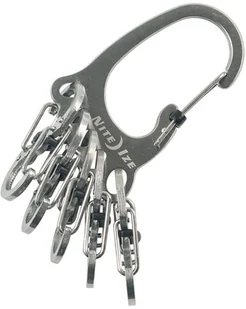 Nite Ize Brelok BigFoot + 5x micro karabińczyk stal nierdzewna - Survival - akcesoria - miniaturka - grafika 3