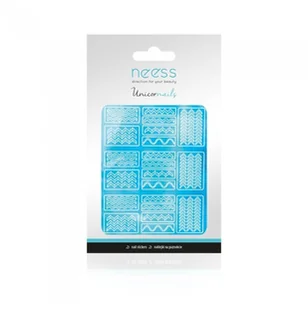 Neess Naklejki na paznokcie Zygzaki 3694 - Lakiery do paznokci - miniaturka - grafika 2