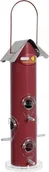 Karmniki dla ptaków - Zolux Karmnik metalowy SILO M kol. czerwony Dostawa GRATIS od 99 zł + super okazje - miniaturka - grafika 1