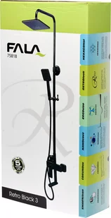 Fala KOLUMNA PRYSZNICOWA RETRO BLACK 3 75818 ZYSKAJ RABAT 30 ZŁ 75818 - Zestawy prysznicowe Fala KOLUMNA PRYSZNICOWA RETRO BLACK 3 75818 ZYSKAJ RABAT 30 ZŁ 75818 - Zestawy prysznicowe - miniaturka - grafika 3