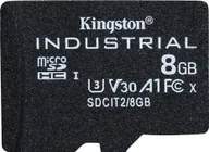 Karty pamięci - Kingston Industrial MicroSDHC 8GB UHS-I/U3 A1 V30 SDCIT2/8GBSP SDCIT2/8GBSP - miniaturka - grafika 1