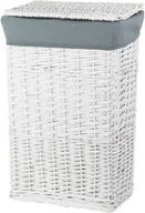 Kosze wiklinowe - CORSAN CORSAN - Kosz wiklinowy na pranie BIAŁY 40x28x60 cm 715L 715L BIAŁY - miniaturka - grafika 1