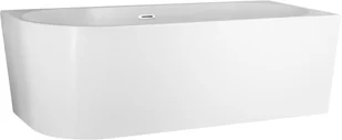 Corsan Wanna narożna do montażu przyściennego Intero prawa 160 cm z wykończeniem białym 649421 - Wanny - miniaturka - grafika 16