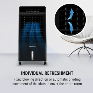 OneConcept OneConcept CTR-1 schładzacz powietrza 4-w-1 klimatyzator przenośny 65 W czarny ACO-CTR-1 Schwarz - Klimatory - miniaturka - grafika 5