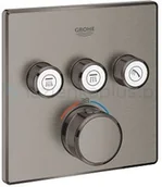 Baterie podtynkowe - Grohe Grohtherm SmartControl bateria wannowo-prysznicowa podtynkowa grafit 29126AL0 - miniaturka - grafika 1