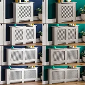 Szafki biurowe - Vida Designs Oxford, tradycyjna szafka z płyty MDF malowana na biało, mała - miniaturka - grafika 1