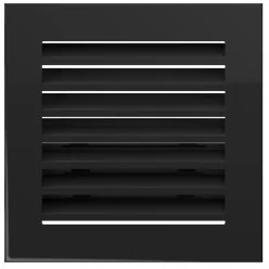 Kratki.pl KRATKA KOMINKOWA FRESH CZARNO-ZŁOTA 170X170 MM 17CZ/FRESH - Akcesoria kominkowe - miniaturka - grafika 2