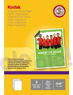Kodak Inkjet Photo Paper (5 arkuszy, A6, (10 x 15 cm), magnetic) 6932357400209 - Papier do drukarek - miniaturka - grafika 2