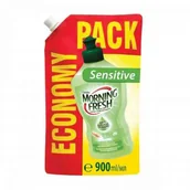 Płyny do naczyń - Morning Fresh Płyn do mycia naczyń Sensitive Zapas 900ml - miniaturka - grafika 1