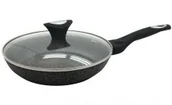 Patelnie - KLAUSBERG PATELNIA GRANITOWA 28cm Z POKRYWĄ KLAUSBERG KB-7041 KB-7041 - miniaturka - grafika 1