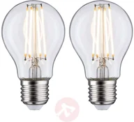 Żarówki LED - Paulmann Żarówka LED E27 7W filament 2 700 K 2 szt. - miniaturka - grafika 1