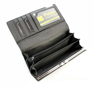 Jennifer Jones Portfel Damski Skórzany Lakierowany Długi Max Z Klamrą 5289 - Portfele - miniaturka - grafika 3