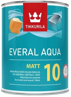 Tikkurila Everal Aqua Matt 10 BA 0,9L - Farby wewnętrzne - miniaturka - grafika 2